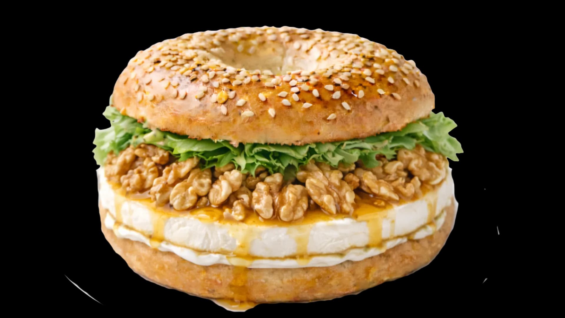 Bagels en train de bouillir dans une marmite avant cuisson